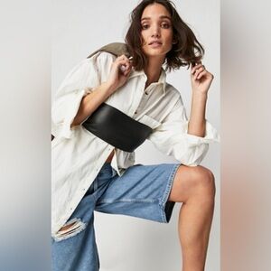 Free People Intimately Bone Padded Feaux Leather Bandeau